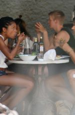 NAOMIE HARRIS Out and About in in Florence 06/18/2022