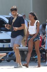 NAOMIE HARRIS Out and About in in Florence 06/18/2022