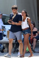NAOMIE HARRIS Out and About in in Florence 06/18/2022