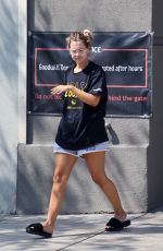 NATASHA BURE Dropping off Clothes at Goodwill in Santa Monica 07/29/2022