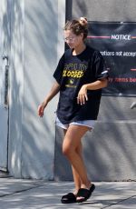 NATASHA BURE Dropping off Clothes at Goodwill in Santa Monica 07/29/2022