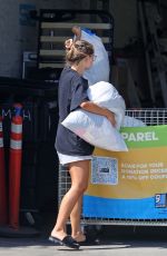 NATASHA BURE Dropping off Clothes at Goodwill in Santa Monica 07/29/2022
