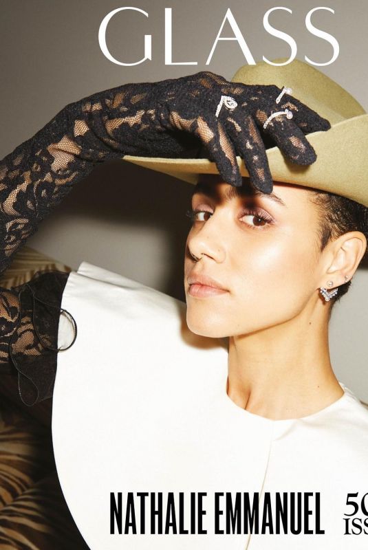 NATHALIE EMMANUEL on the Cover of Glass Magazine, 50th Issue 2022