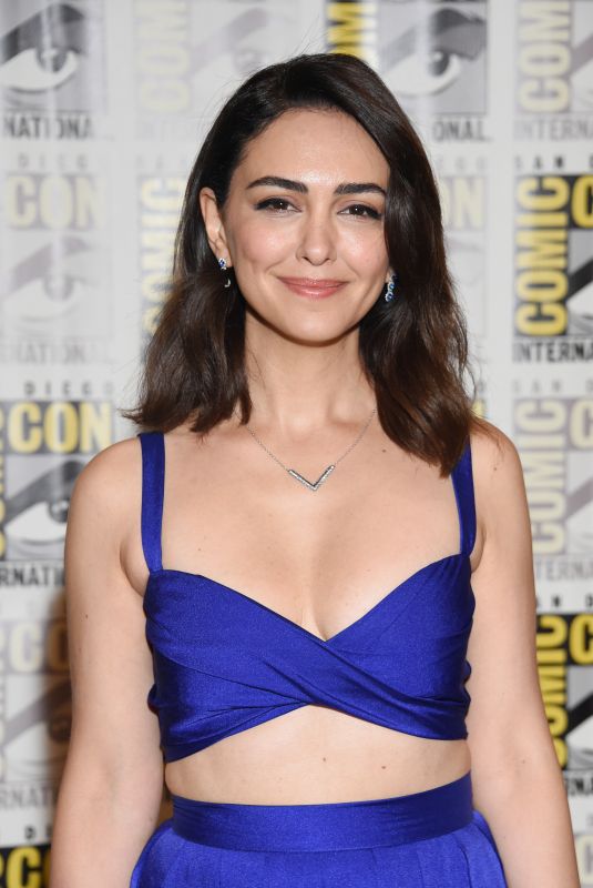 NAZANIN BONIADI at The Lord of the Rings: The Rings of Power Press Line at Comic-con in San Diego 07/22/2022
