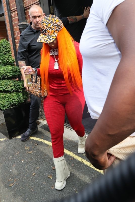 NICKI MINAJ Out and About in Camden 07/11/2022