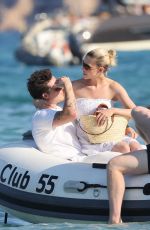 NICOLA PELTZ and Brooklyn Beckham Leaves Club 55 in Saint-Tropez 07/13/2022