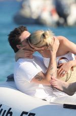NICOLA PELTZ and Brooklyn Beckham Leaves Club 55 in Saint-Tropez 07/13/2022