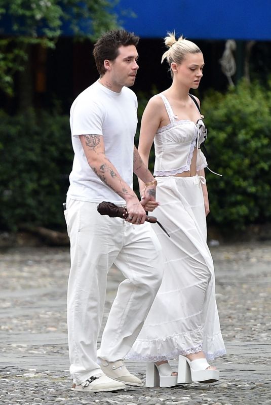 NICOLA PELTZ and Brooklyn Beckham Out on Holiday in Portofino 07/04/2022