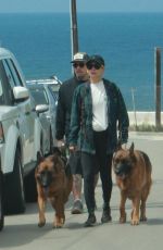 NICOLE RICHIE and Joel Madden Out with Their Dogs at Summerland Beach 07/03/2022