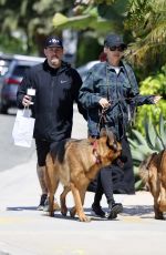 NICOLE RICHIE and Joel Madden Out with Their Dogs in Santa Barbara 07/02/2022