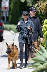 NICOLE RICHIE and Joel Madden Out with Their Dogs in Santa Barbara 07/02/2022