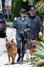 NICOLE RICHIE and Joel Madden Out with Their Dogs in Santa Barbara 07/02/2022
