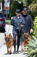 NICOLE RICHIE and Joel Madden Out with Their Dogs in Santa Barbara 07/02/2022