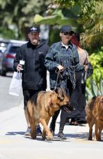 NICOLE RICHIE and Joel Madden Out with Their Dogs in Santa Barbara 07/02/2022