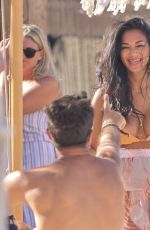 NICOLE SCHERZINGER Out at Principote Beach in Mykonos 07/02/2022