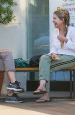 NICOLETTE SHERIDAN Out for Ice Cream with a Friend in Calabasas 07/26/2022