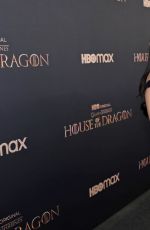 OLIVIA COOKE at House of the Dragon Premiere in Los Angeles 07/27/2022