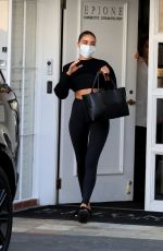 OLIVIA CULPO Leaves Epione Skin Care Clinic in Beverly Hills 07/21/2022