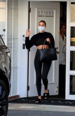 OLIVIA CULPO Leaves Epione Skin Care Clinic in Beverly Hills 07/21/2022