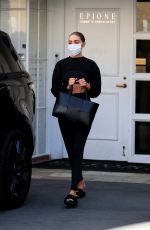 OLIVIA CULPO Leaves Epione Skin Care Clinic in Beverly Hills 07/21/2022