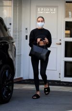 OLIVIA CULPO Leaves Epione Skin Care Clinic in Beverly Hills 07/21/2022
