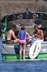 OLIVIA JADE and ISABELLA ROSE GIANNULLI at a Boat in Coeur d