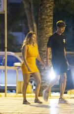 OLIVIA NAYLOR and John Stones Night Out in Ibiza 07/03/2022