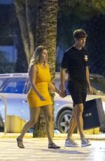 OLIVIA NAYLOR and John Stones Night Out in Ibiza 07/03/2022