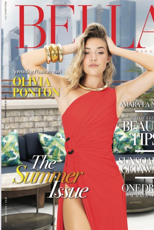 OLIVIA PONTON on the Cover of Bella Magazine, Summer 2022