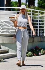 PAIGE BUTCHER Out for Coffee at Starbucks in Studio City 07/29/2022