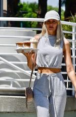 PAIGE BUTCHER Out for Coffee at Starbucks in Studio City 07/29/2022