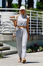 PAIGE BUTCHER Out for Coffee at Starbucks in Studio City 07/29/2022