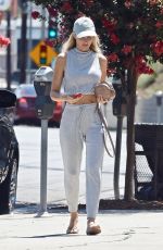 PAIGE BUTCHER Out for Coffee at Starbucks in Studio City 07/29/2022