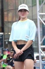 PARIS BERELC at Fitness in Times Square with Phantom Fitness in New York 07/21/2022