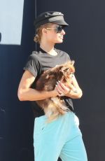 PARIS HILTON Out with her Dogs in Malibu 07/17/2022