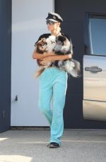 PARIS HILTON Out with her Dogs in Malibu 07/17/2022