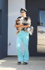PARIS HILTON Out with her Dogs in Malibu 07/17/2022