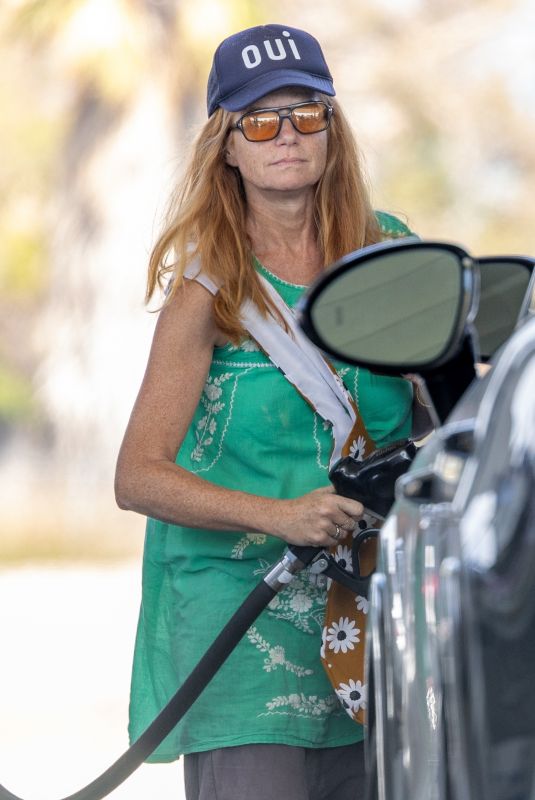 PATSY PALMER at a Gas Station in Malibu 07/22/2022