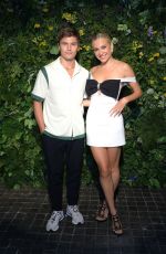 PIXIE LOTT Arrives at British Vogue x Self-Portrait Summer Party in London 07/20/2022