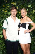 PIXIE LOTT Arrives at British Vogue x Self-Portrait Summer Party in London 07/20/2022