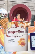 PIXIE LOTT at Launch of the Haagen-dazs Ice Cream Van in London 07/15/2022