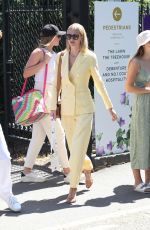 POPPY DELEVINGNE Arrives at Wimbledon Men