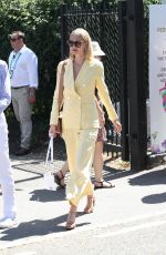 POPPY DELEVINGNE Arrives at Wimbledon Men