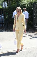 POPPY DELEVINGNE Arrives at Wimbledon Men