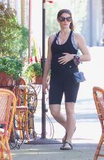 Pregnant ASHLEY GREENE and Paul Khoury Out in Sherman Oaks 06/29/2022