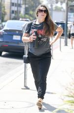 Pregnant ASHLEY GREENE Arrives at an Office Building in Los Angeles 07/05/2022