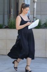 Pregnant ASHLEY GREENE Out and About in Beverly Hills 07/27/2022