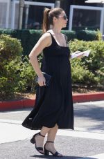 Pregnant ASHLEY GREENE Out and About in Beverly Hills 07/27/2022