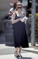 Pregnant ASHLEY GREENE Out and About in Beverly Hills 07/27/2022