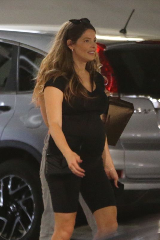 Pregnant ASHLEY GREENE Out in Hollywood 07/21/2022